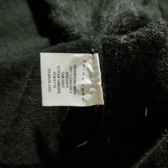 Trina Turk Womens Sequin-Embellished Merino Wool Knit Tank Top Large - Picture 8 of 12